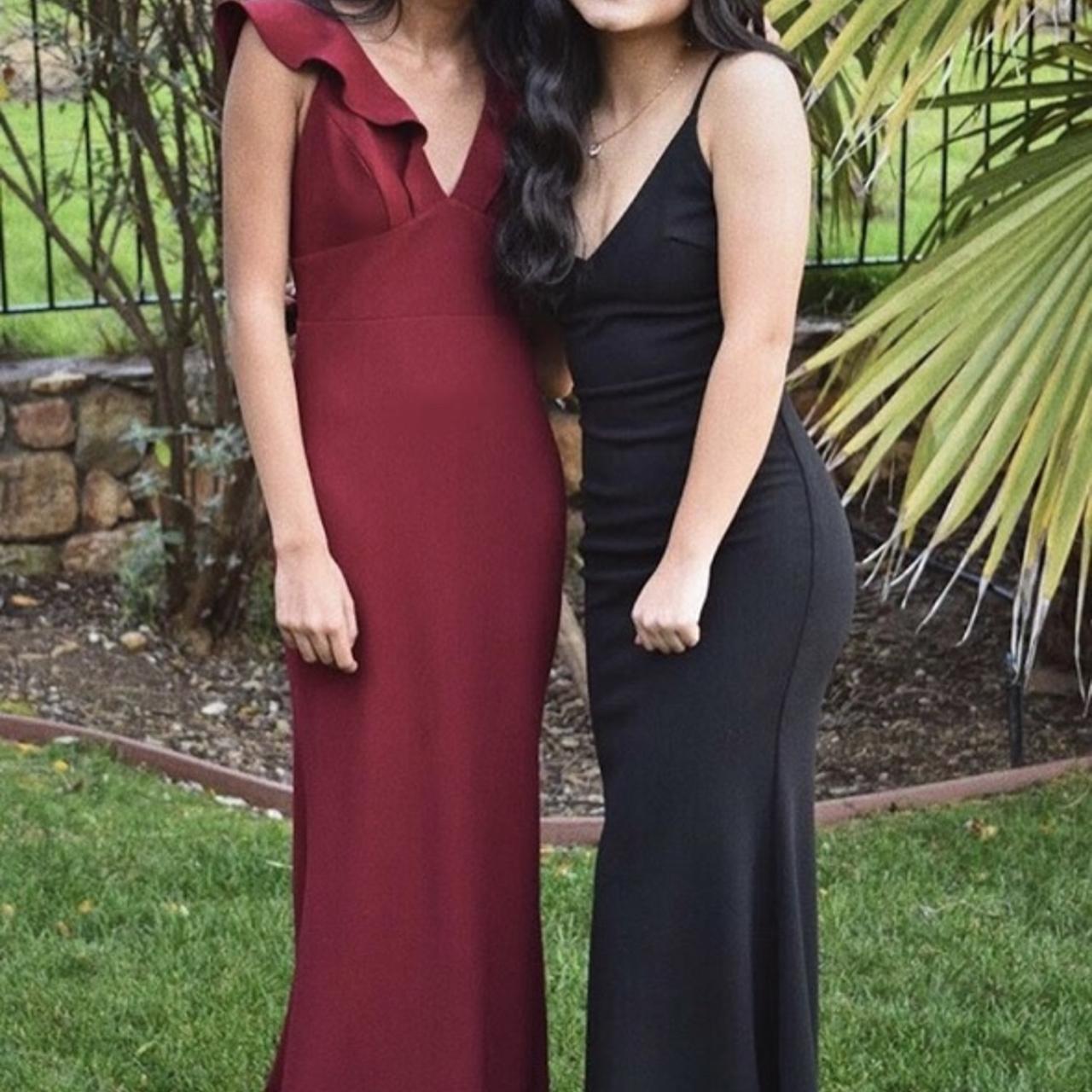 Lulus red prom dress with ruffles. size 0 but... | Depop