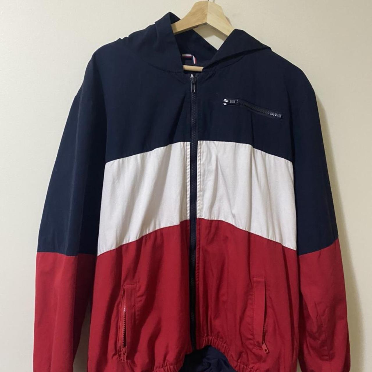 Women's Red and Blue Jacket | Depop