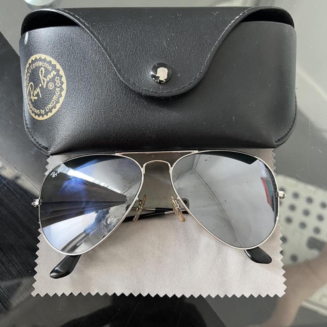 Ray ban mirrored aviators - please note these are... - Depop