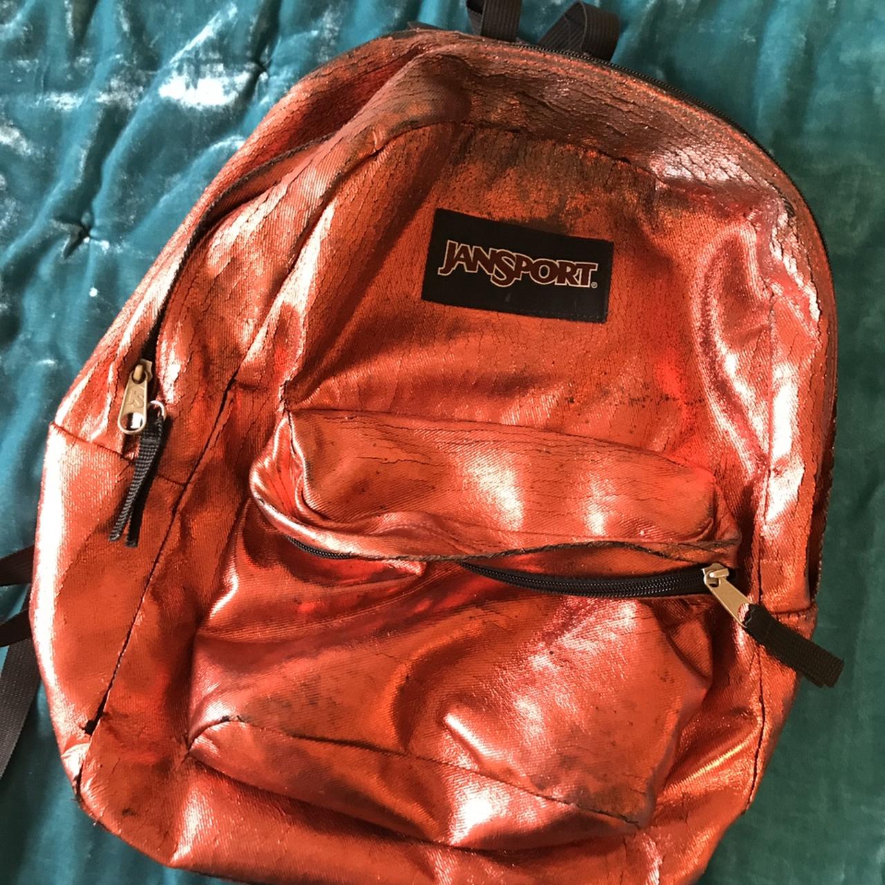 Jansport metallic backpack hotsell