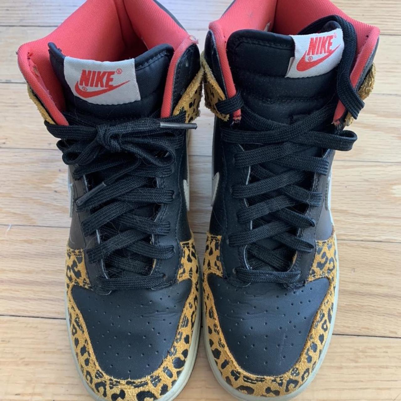 nike dunk high leopard