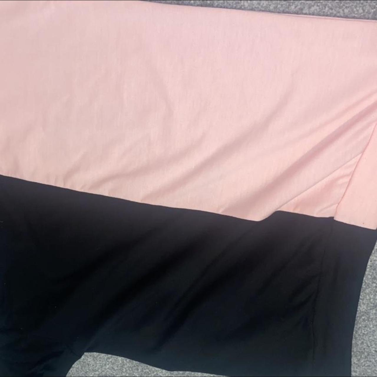 half pink half black jumper romwe/shein never worn... Depop
