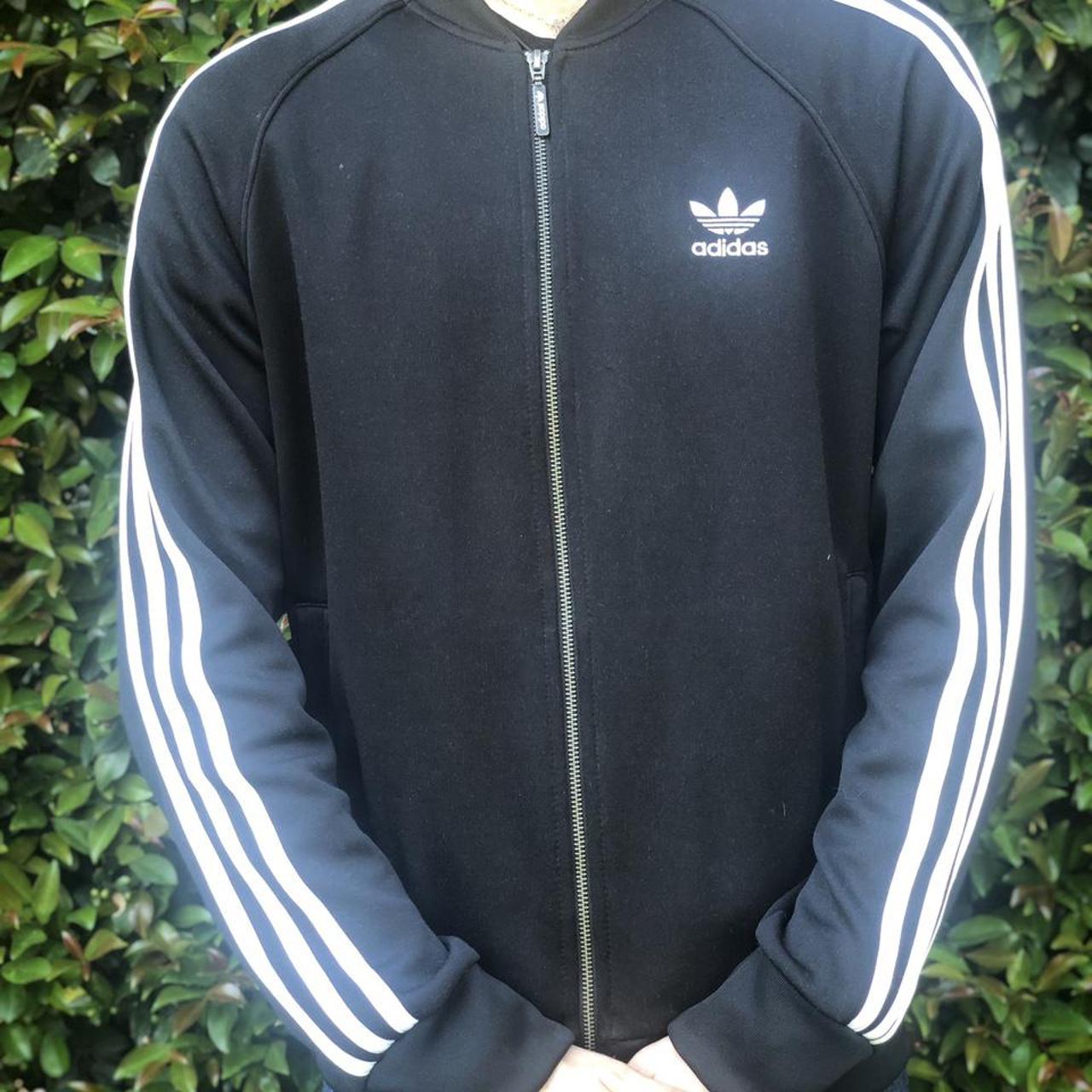Classic Retro Adidas Tracksuit top. As classic and... Depop