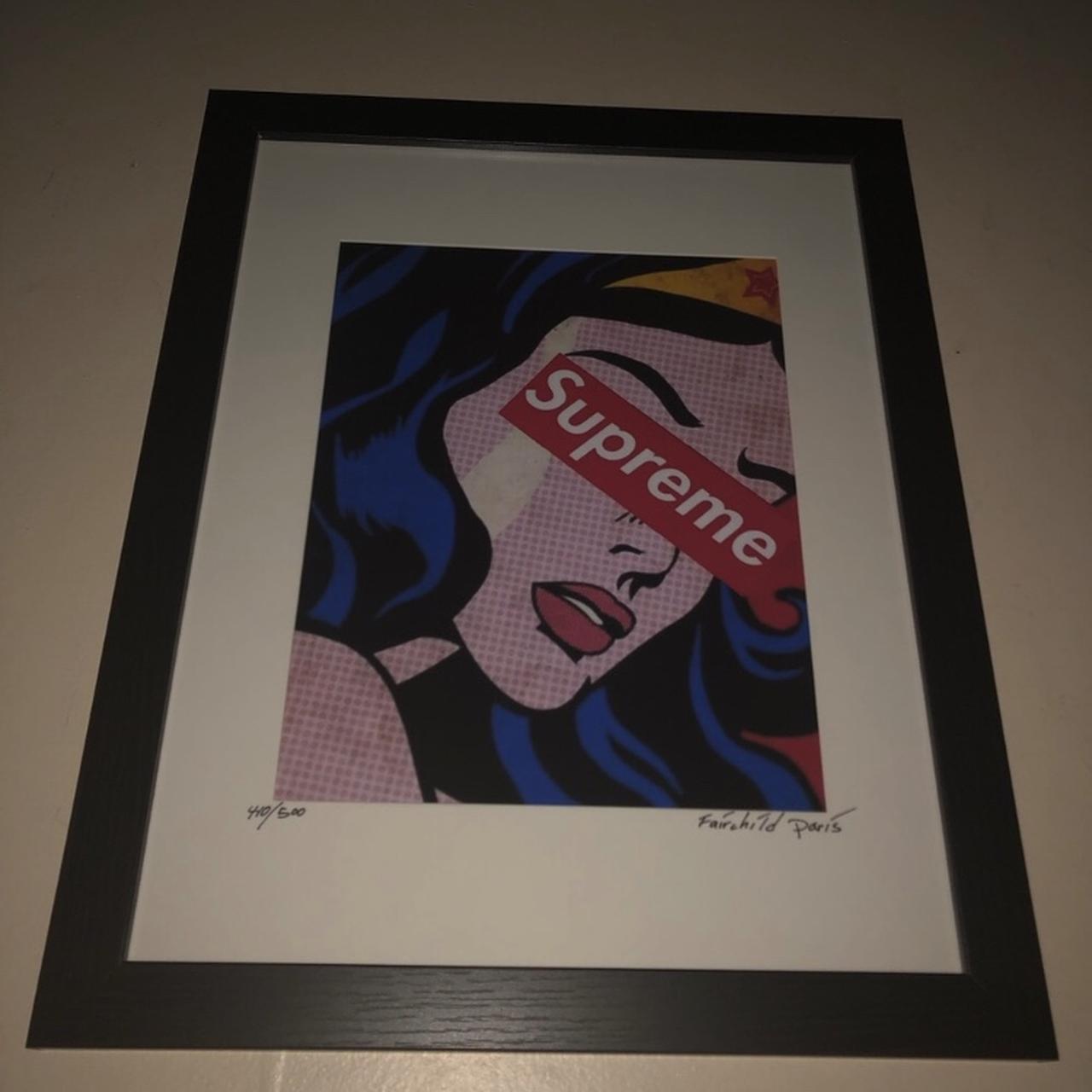 Supreme Wonder woman / Fairchild Paris art print.... - Depop