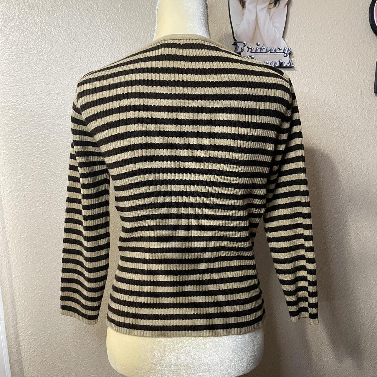 striped 2000s sweater super cute sweater, perfect... - Depop
