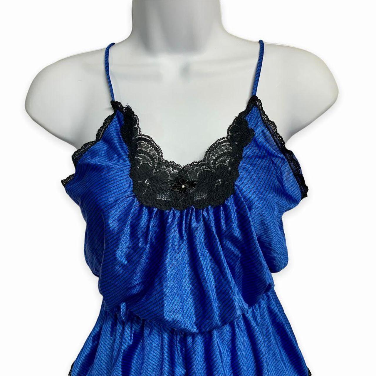 Sears Women's Blue and Black Bodysuit (3)