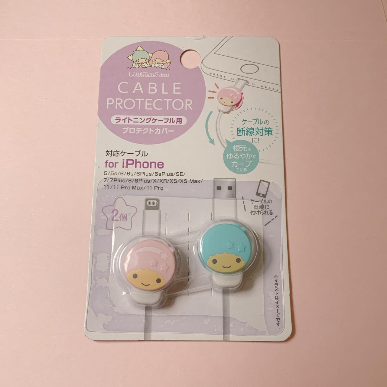 DAISO SANRIO LITTLE TWIN STARS CABLE PROTECTOR 💗🌸 A... Depop