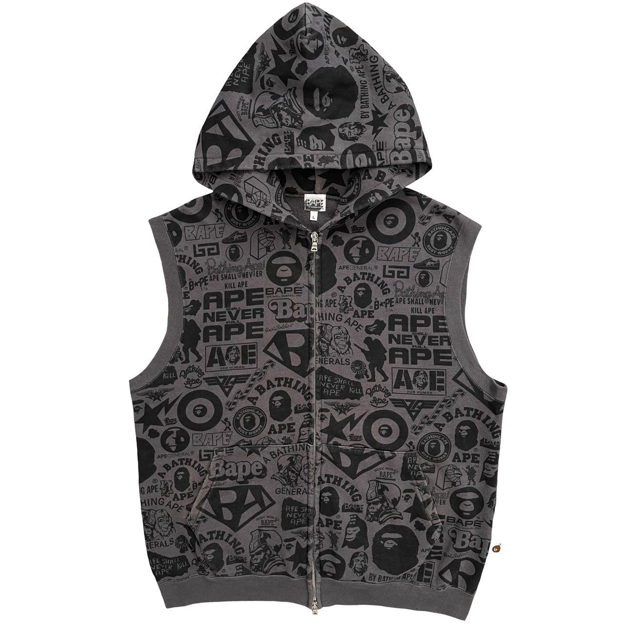 bape sleeveless hoodie