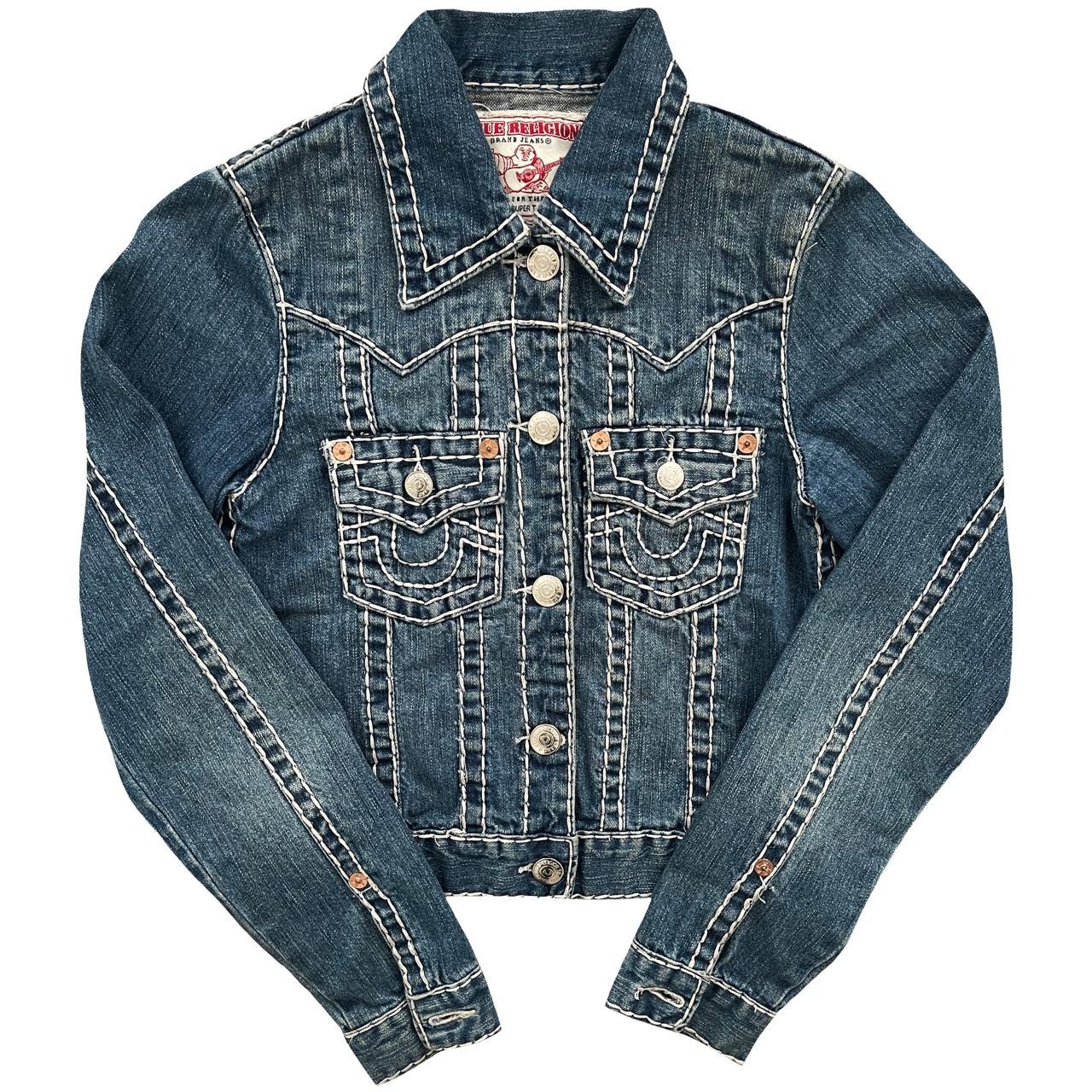 true religion women's denim jacket