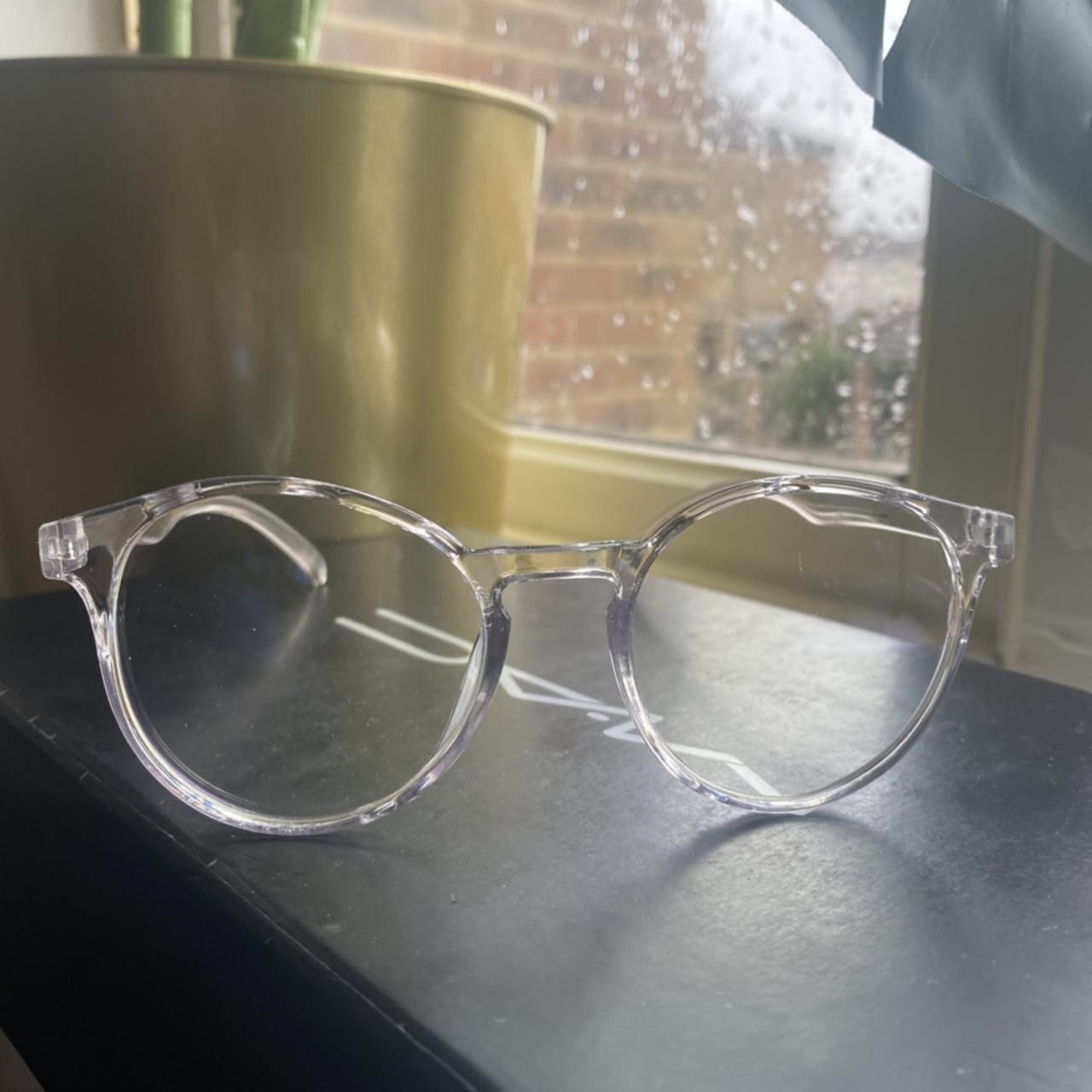 2 pairs of Blue light glasses Frame & the Resin lens... - Depop