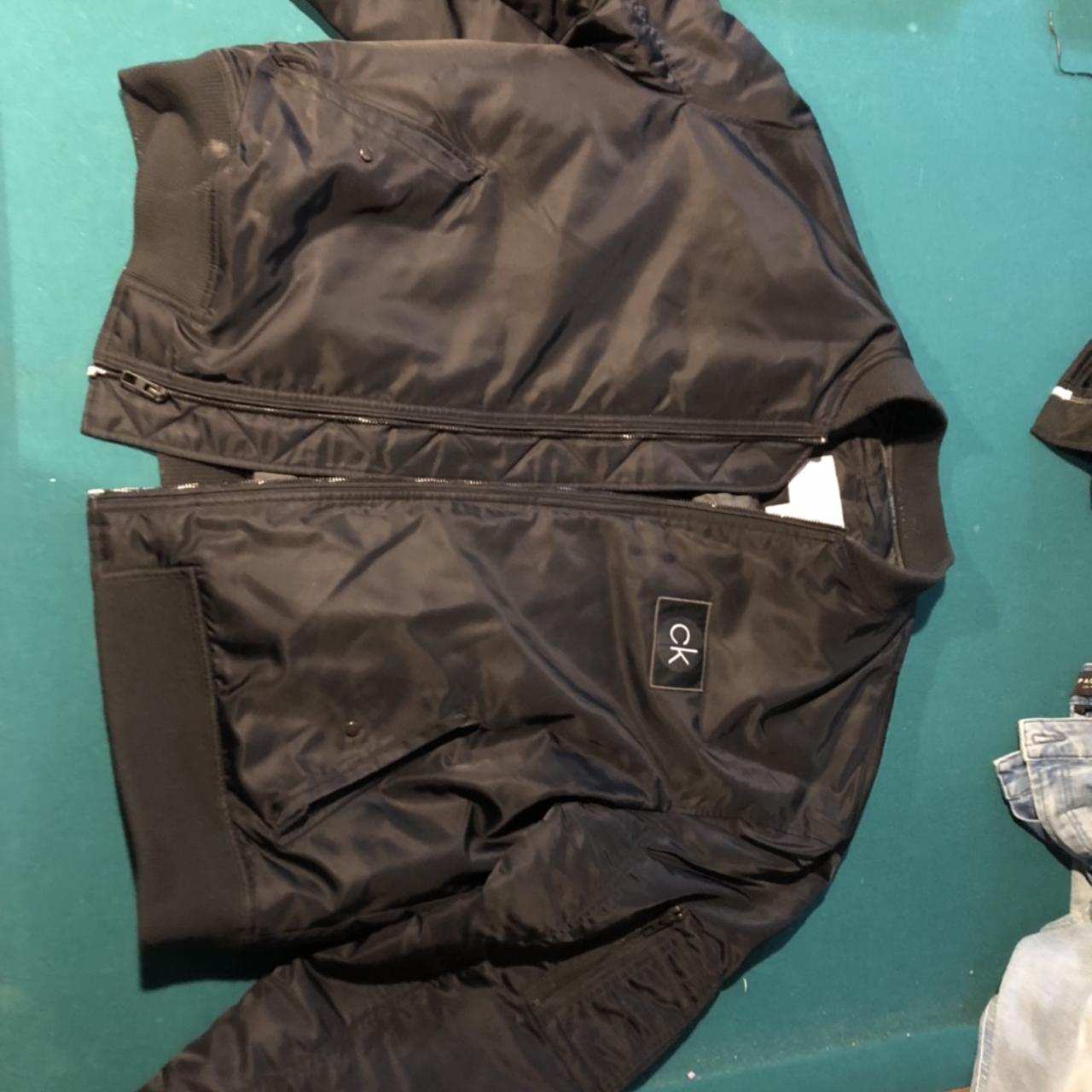 Calvin klein men's classic rip stop bomber jacket Clearance