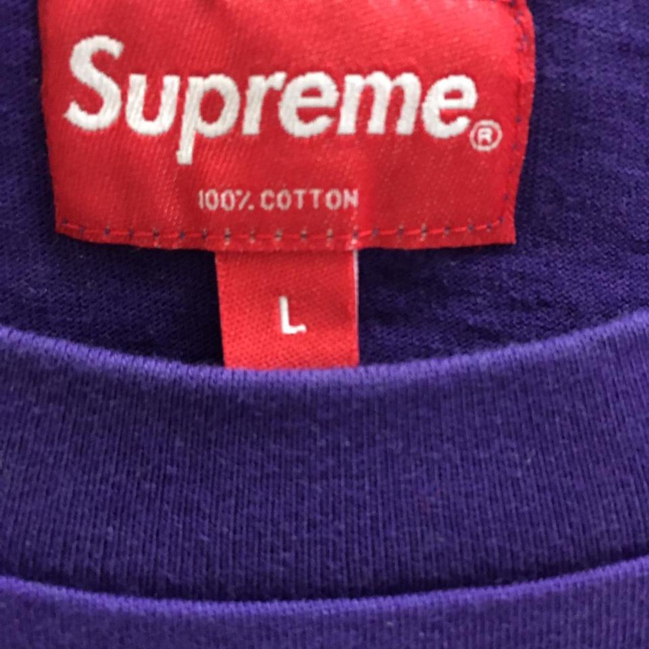 Supreme Men's Purple T-shirt | Depop