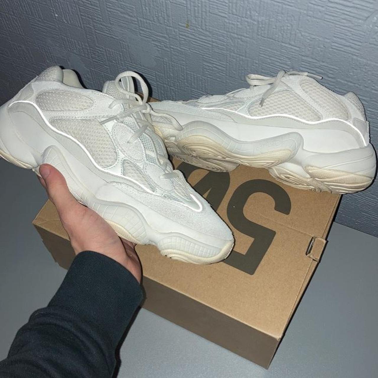 yeezy 500 bone white reflective