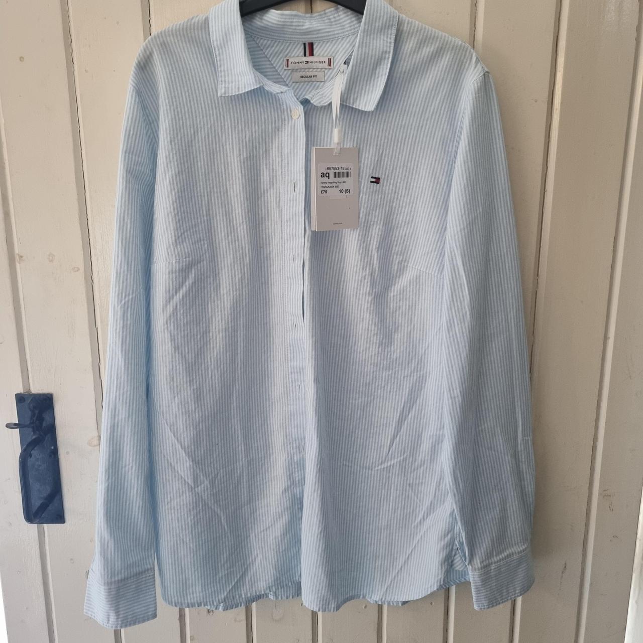 WOMENS TOMMY HILFIGURE SHIRT BRAND NEW WITH TAGS RRP... - Depop