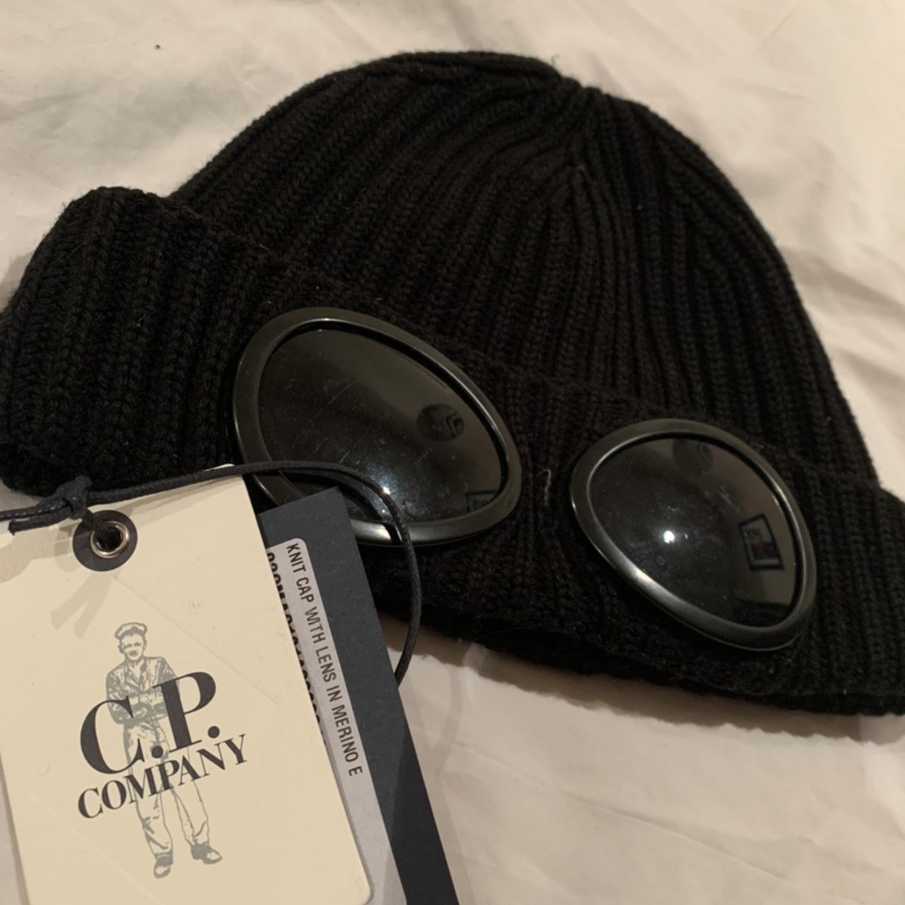 C.P. Company Goggle Beanie in Black – LABEL MENSWEAR