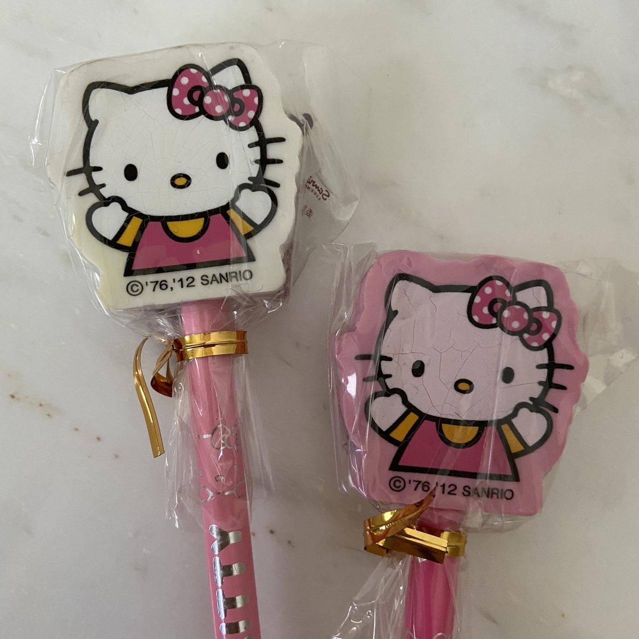 ୨୧ hello kitty pencils ୨୧ ♡ set of: 8 pencils, - Depop