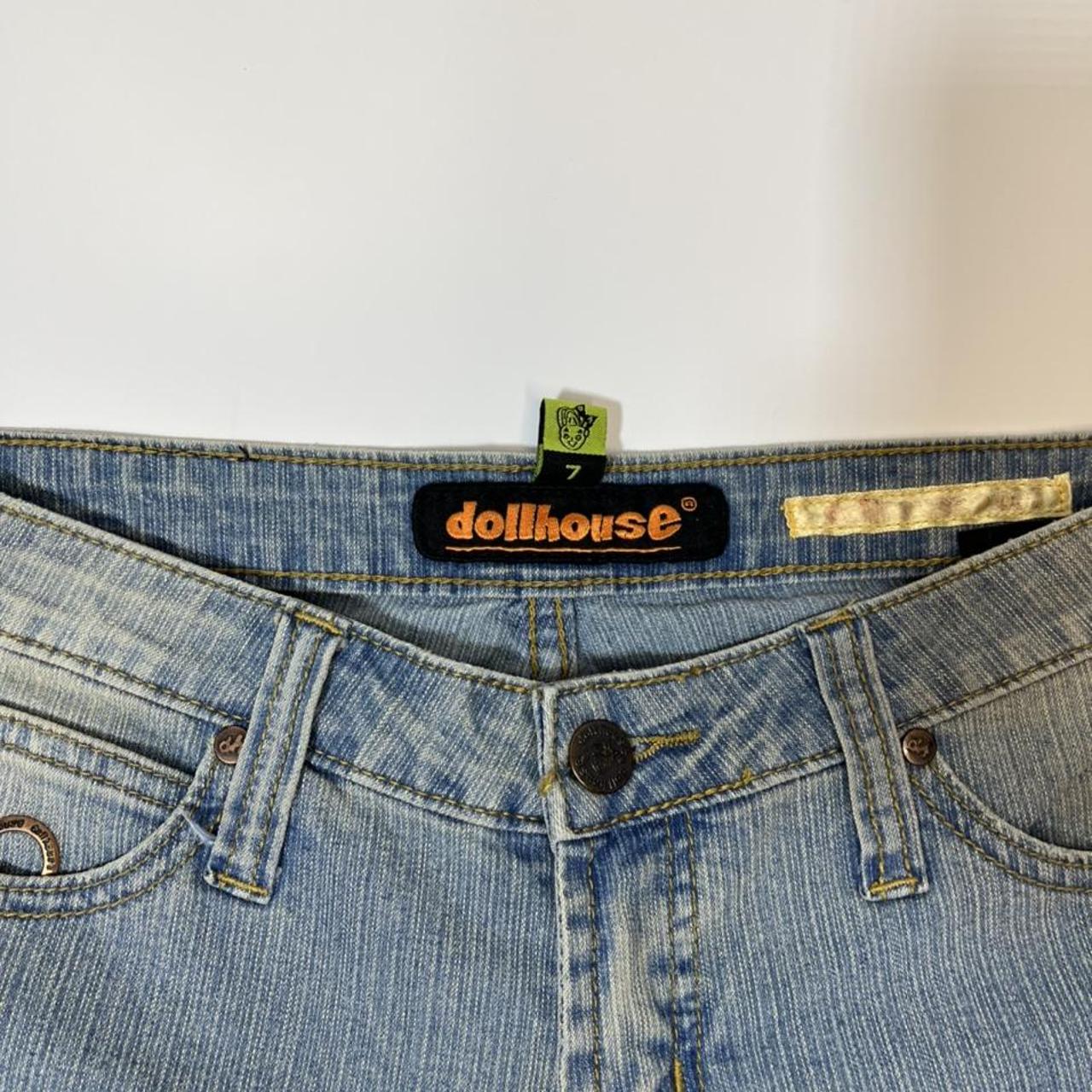 iconic 2000s dollhouse flare jeans🍸 in luv w the... Depop