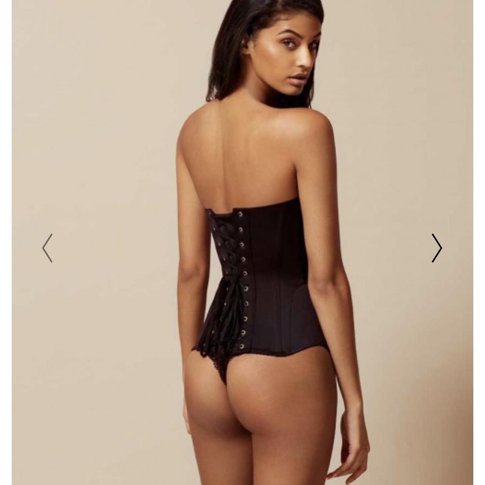 Mercy Satin Corset in Black  Agent Provocateur All Lingerie