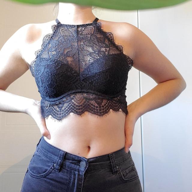 Cute and sexy bra/crop top from pink ! - All over - Depop