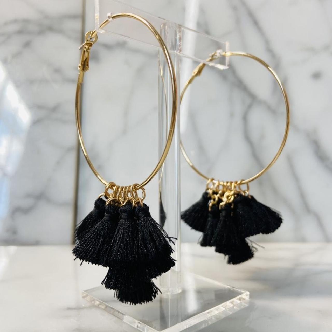Jessica Simpson Women's Black and Gold Jewellery