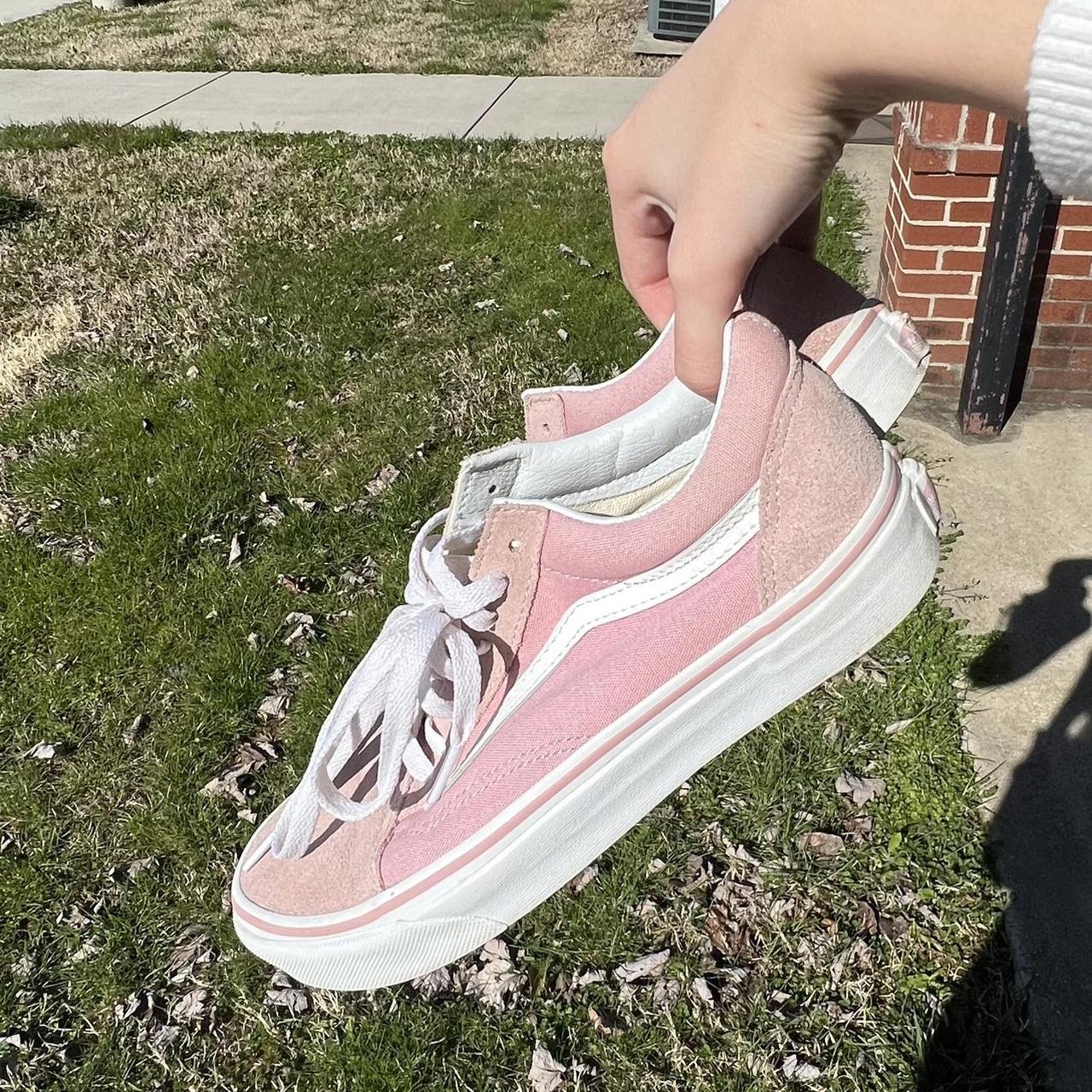 pink vans size 8