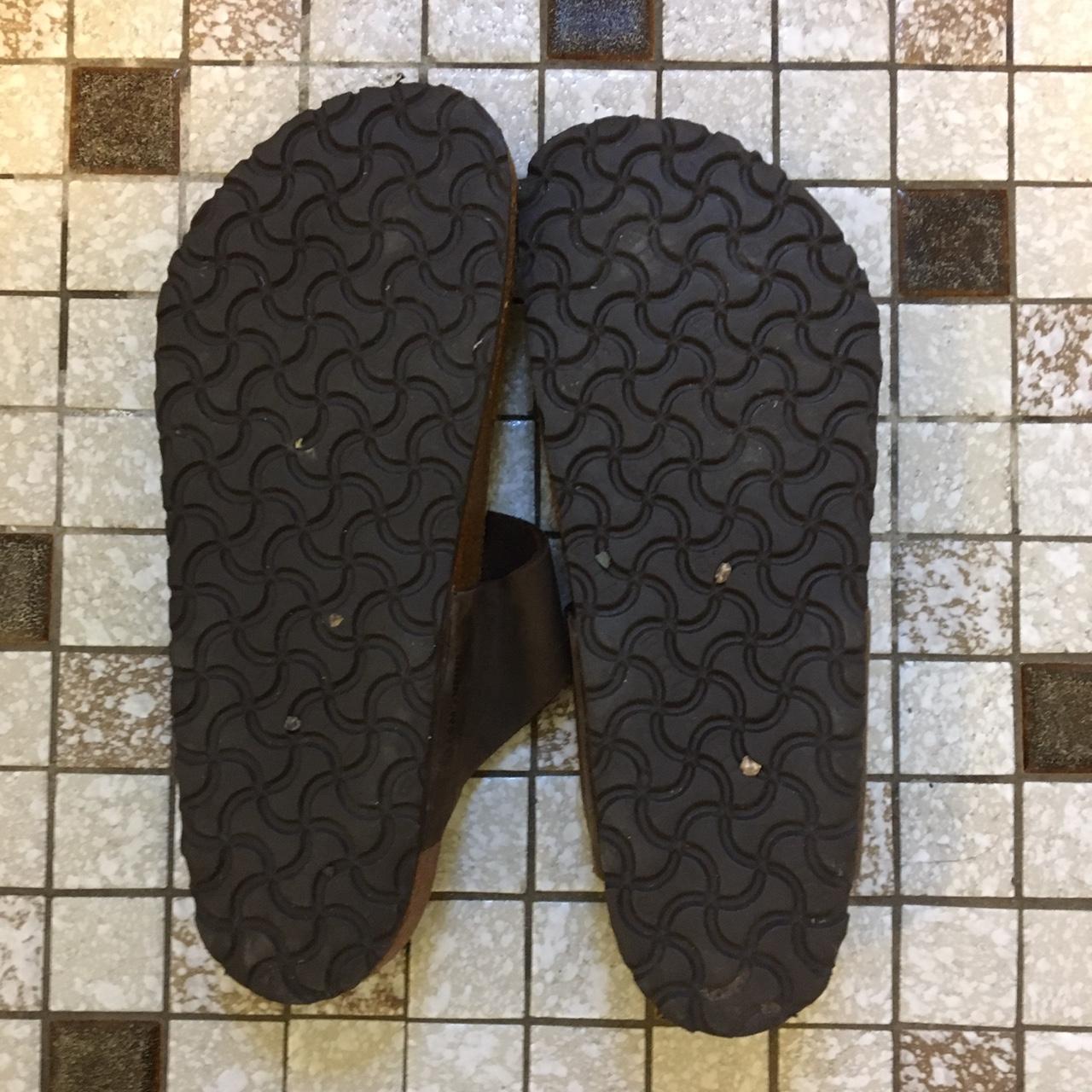 Birkenstocks brown. Size 42. Bit of rust on the... - Depop