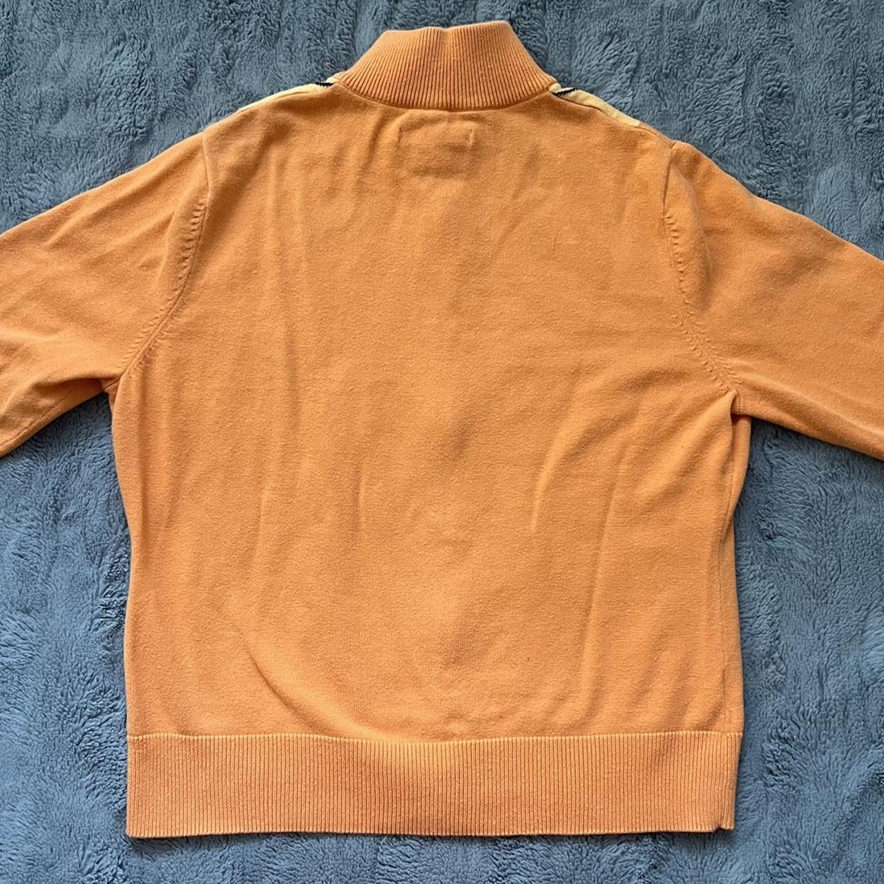Orange Argyle Sweater Grand Slam FREE SHIPPING... - Depop