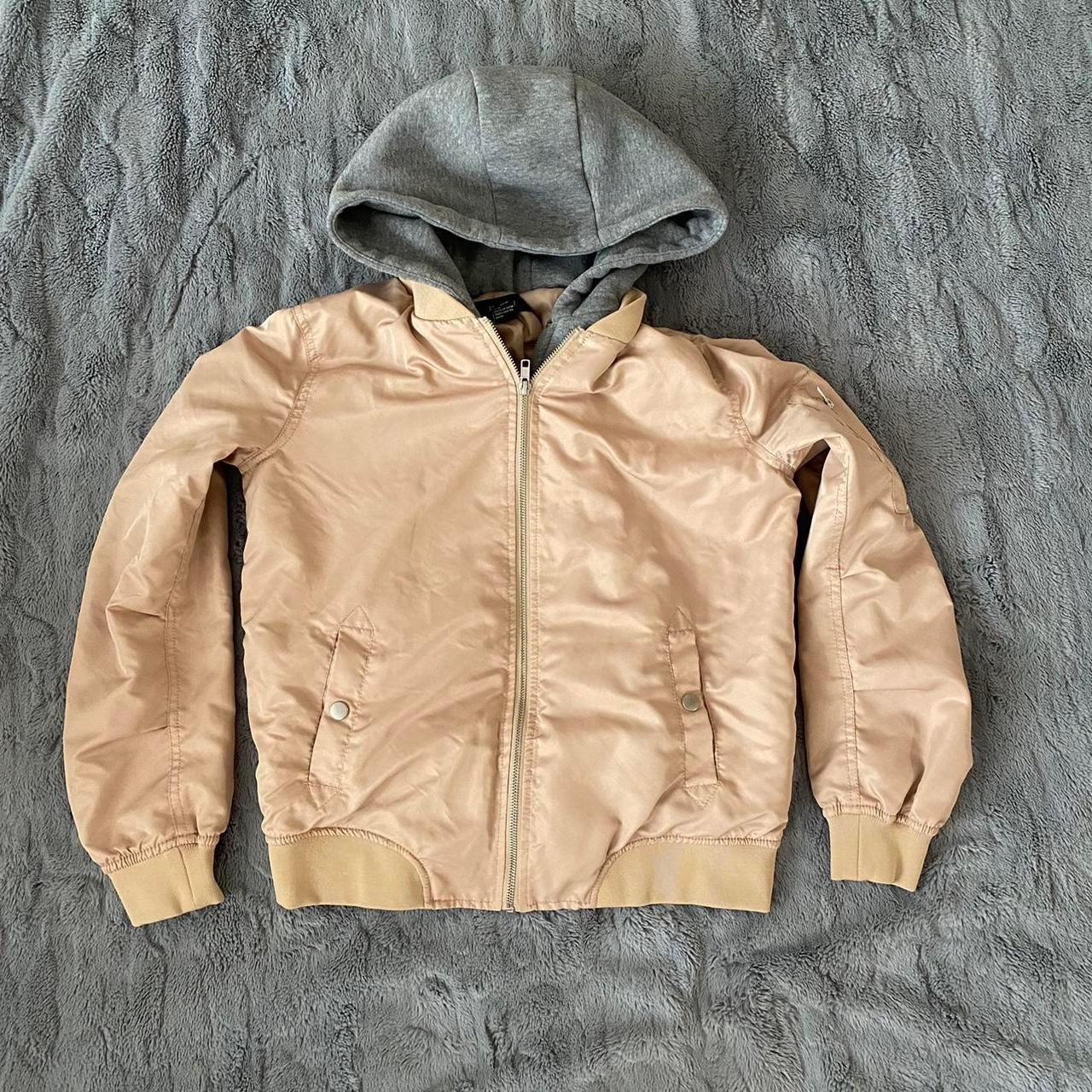 Beige Bomber Jacket FREE SHIPPING 📦 This is... - Depop