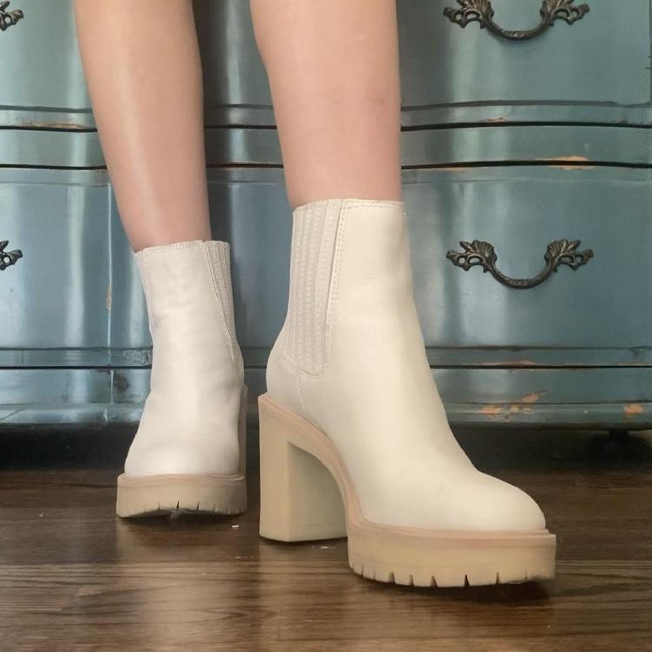 Dolce Vita Women's White and Cream Boots (2)