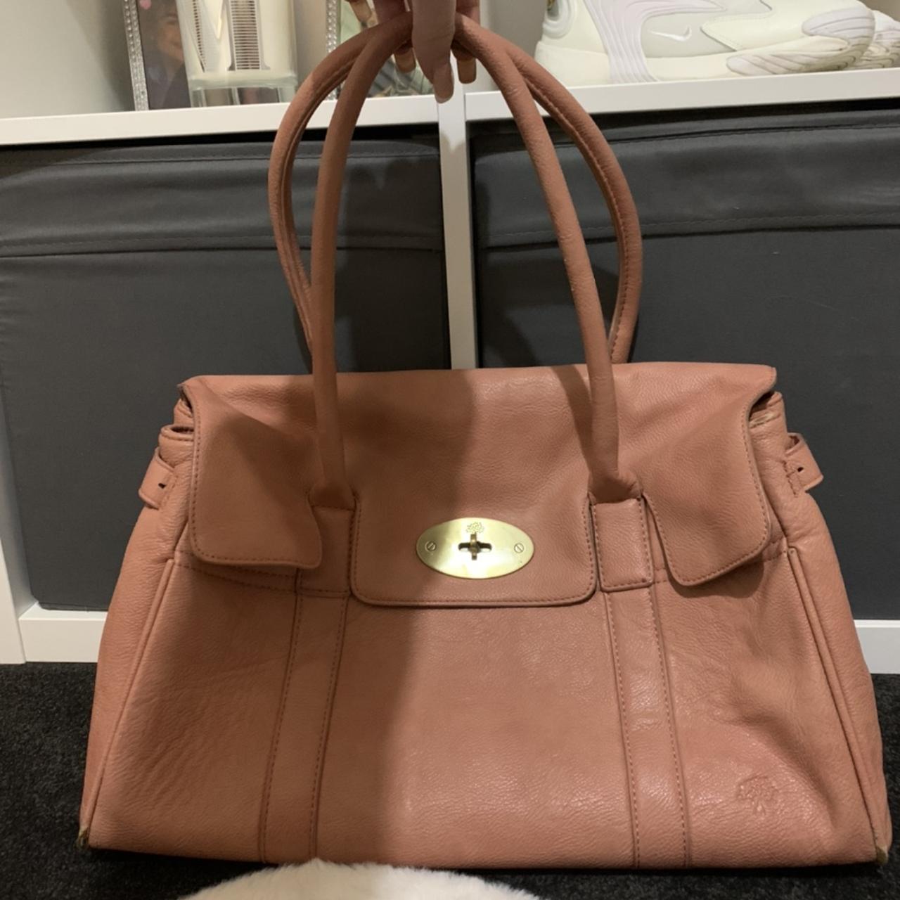 Pink mulberry bag - Depop