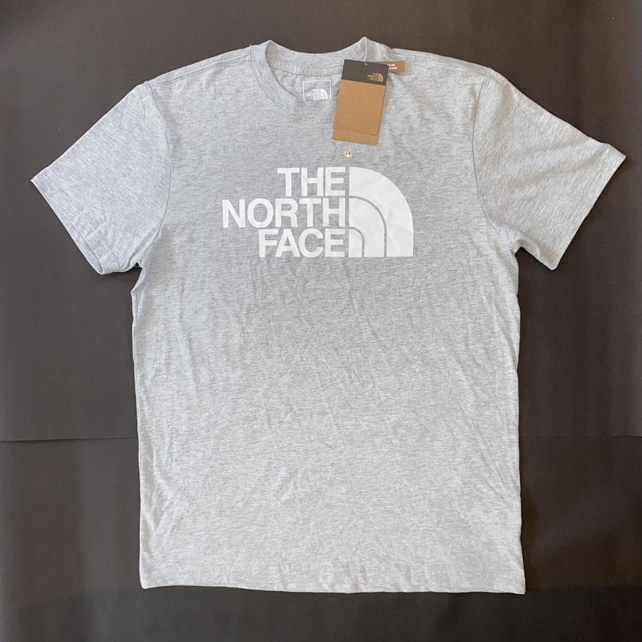 Grey NORTH FACE t-shirt Size Large Brand new with... - Depop