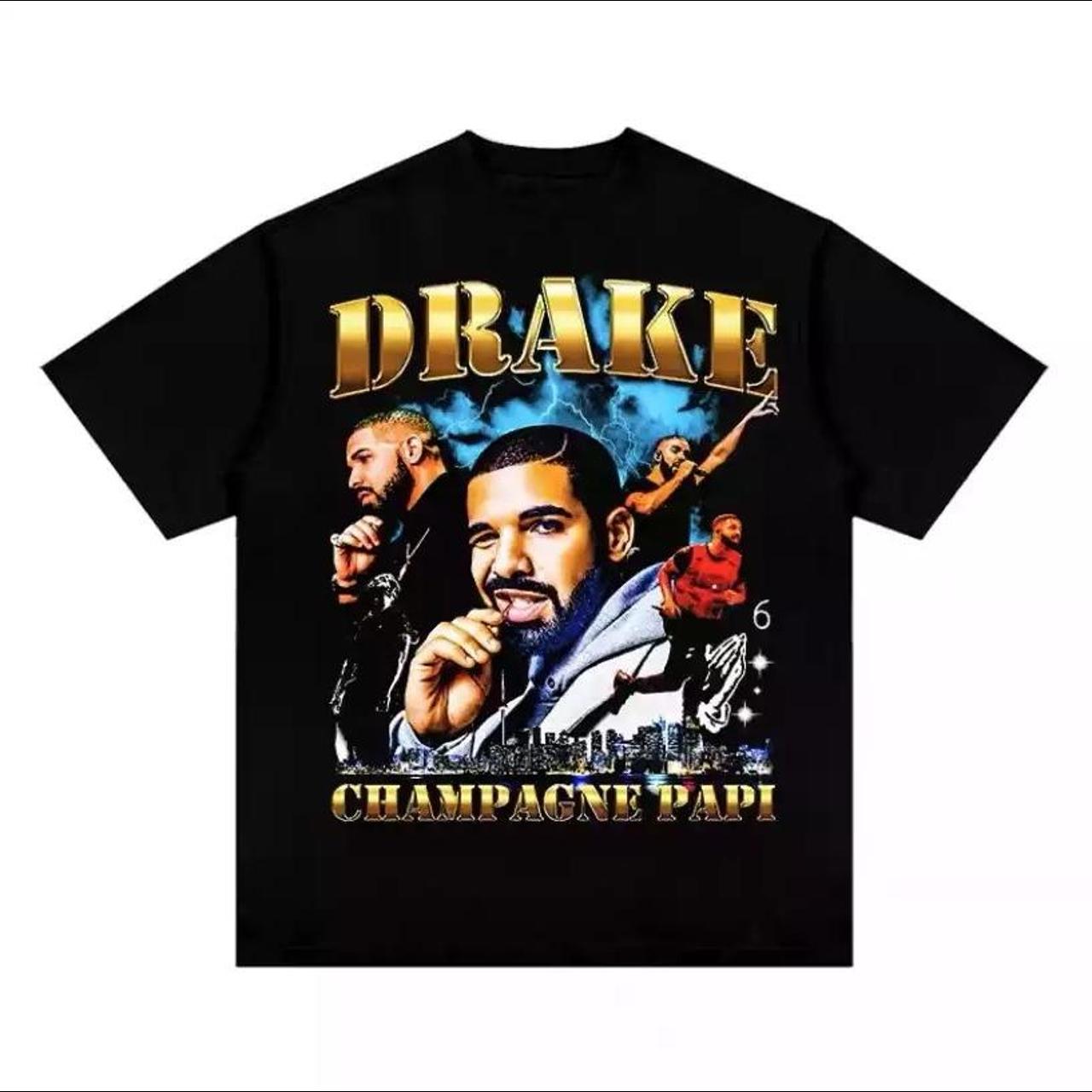 Graphic Drake T shirt Y2K Streetwear... - Depop