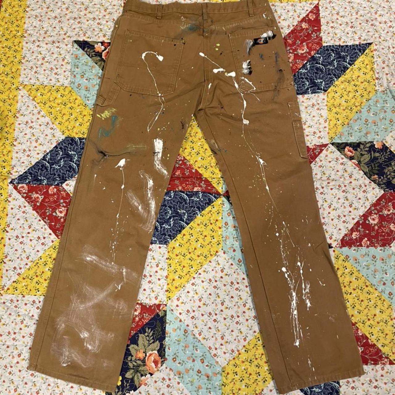 Dickies Distressed Painters Pants Size 34x32 Year Depop   P0 