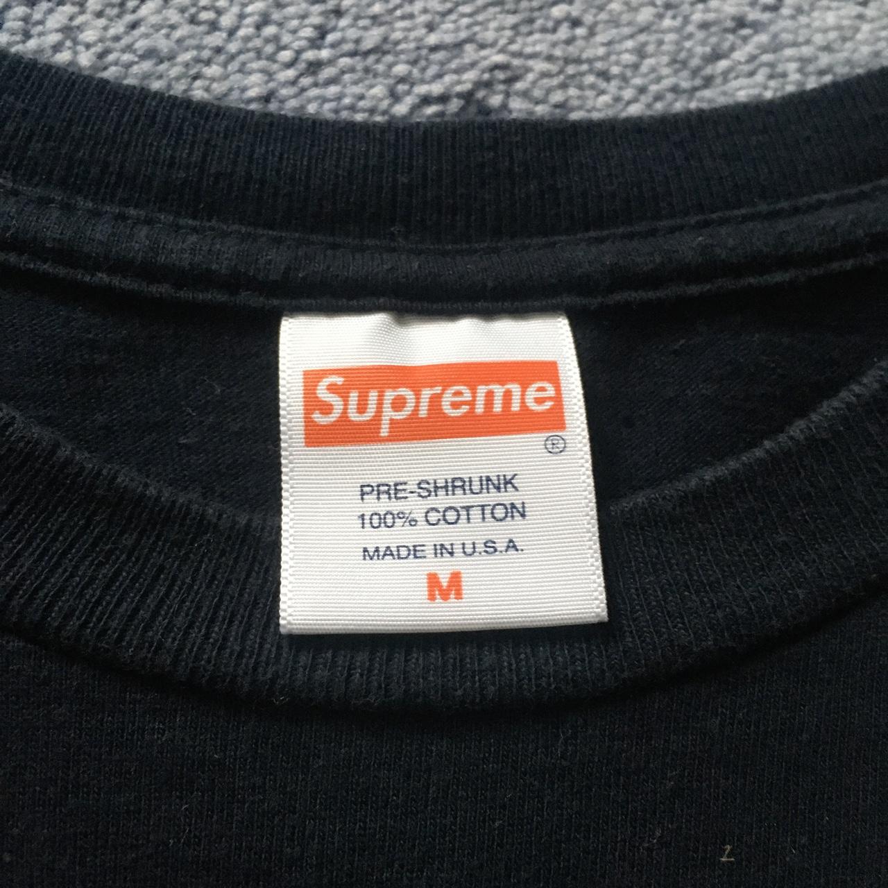 supreme ‘the real shit’ longsleeve - navy - sick... - Depop