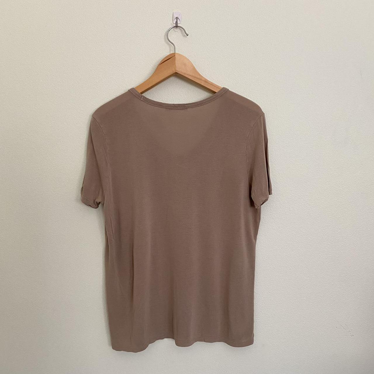 T by Alexander Wang T-shirt • slight scoop neck with... - Depop