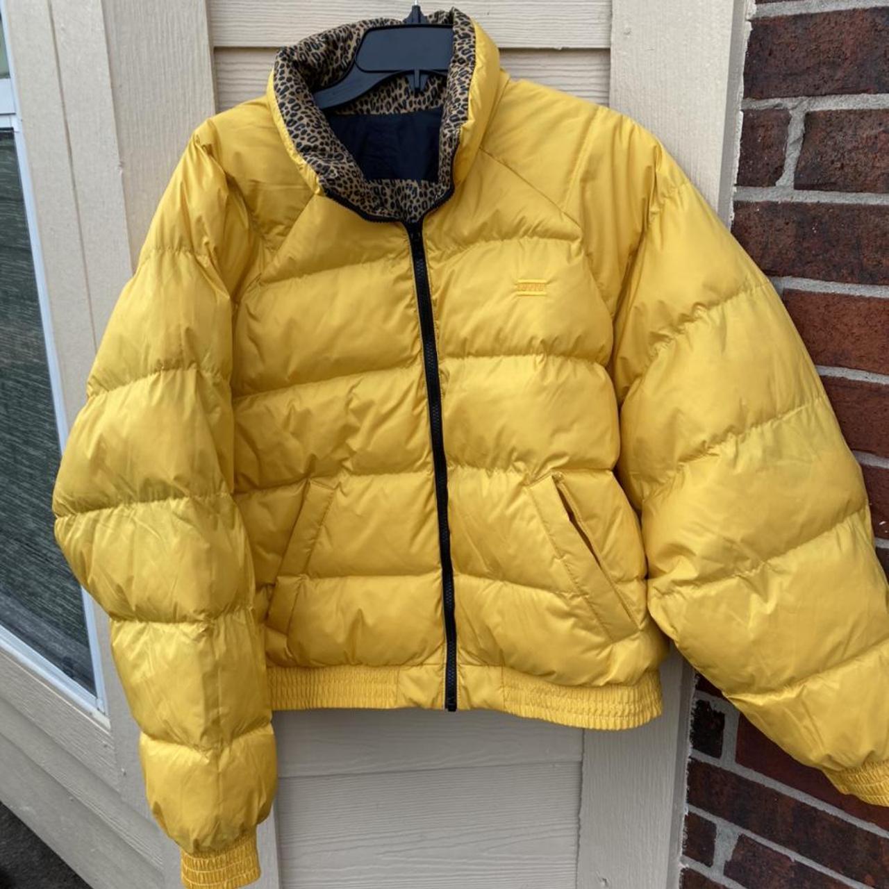 Lydia Reversible Puffer Jacket - Yellow