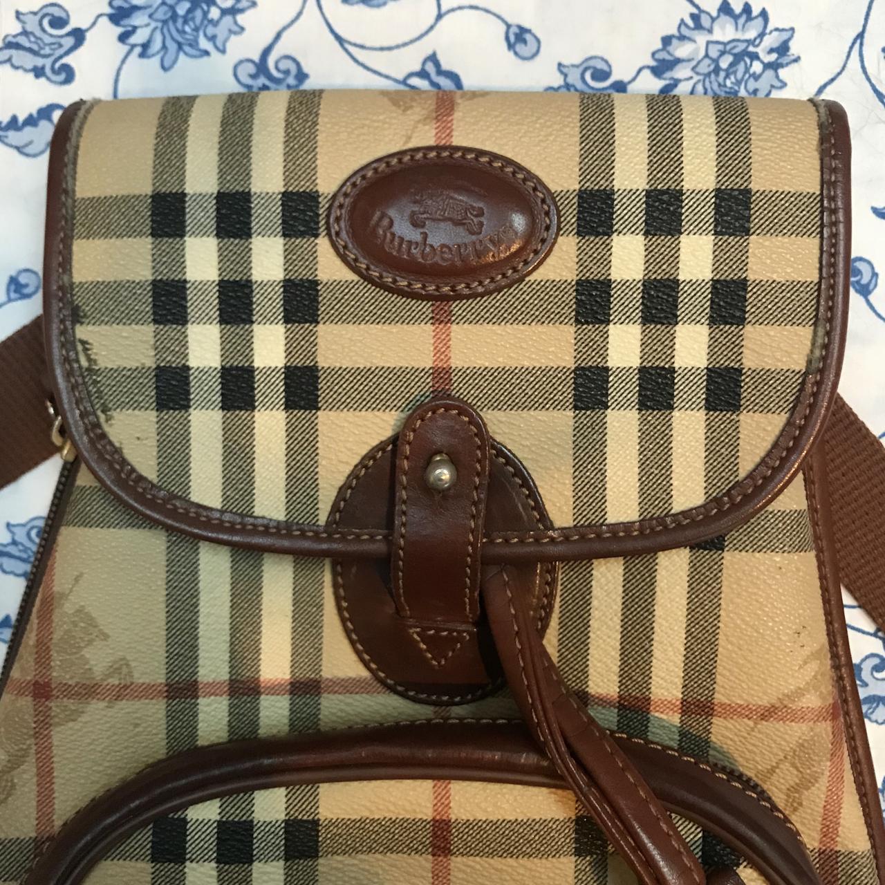 Authentic Burberry London Mini Pochette Good - Depop