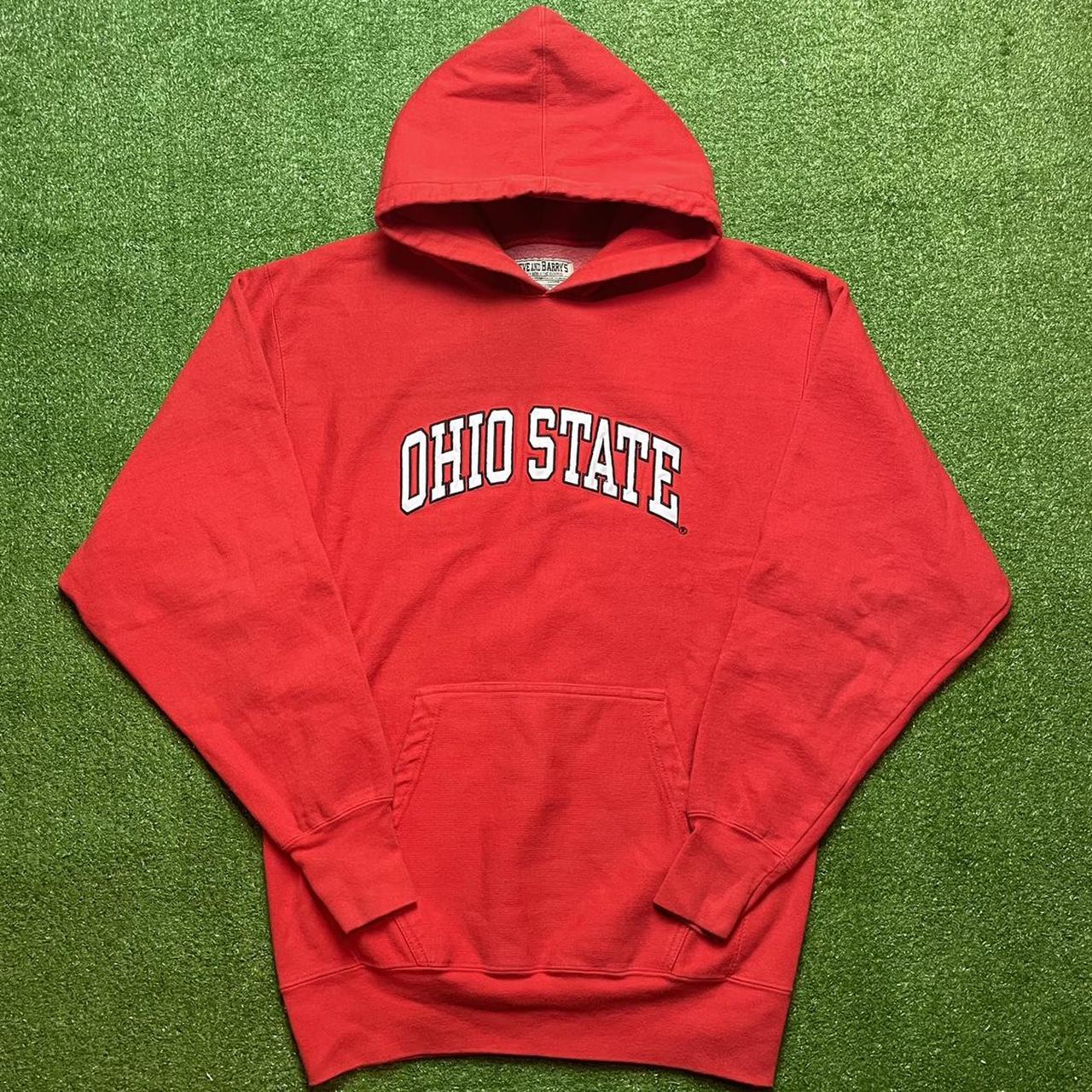 Men's Red and White Hoodie (2)
