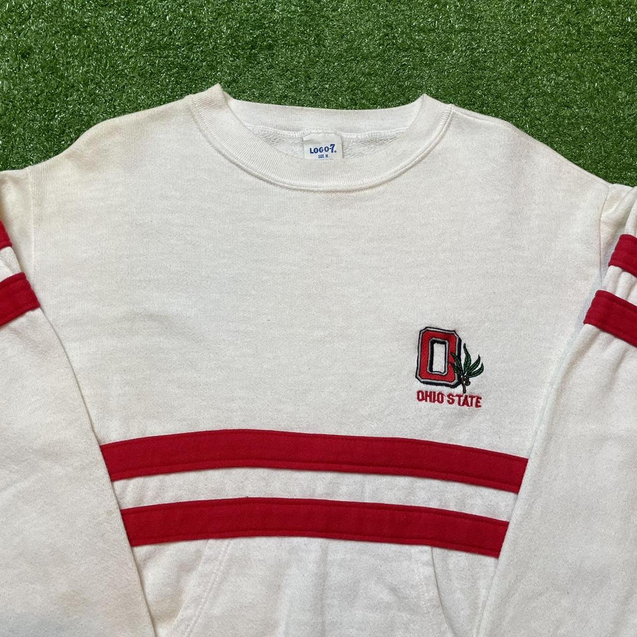 American Vintage Men's Red and White Sweatshirt