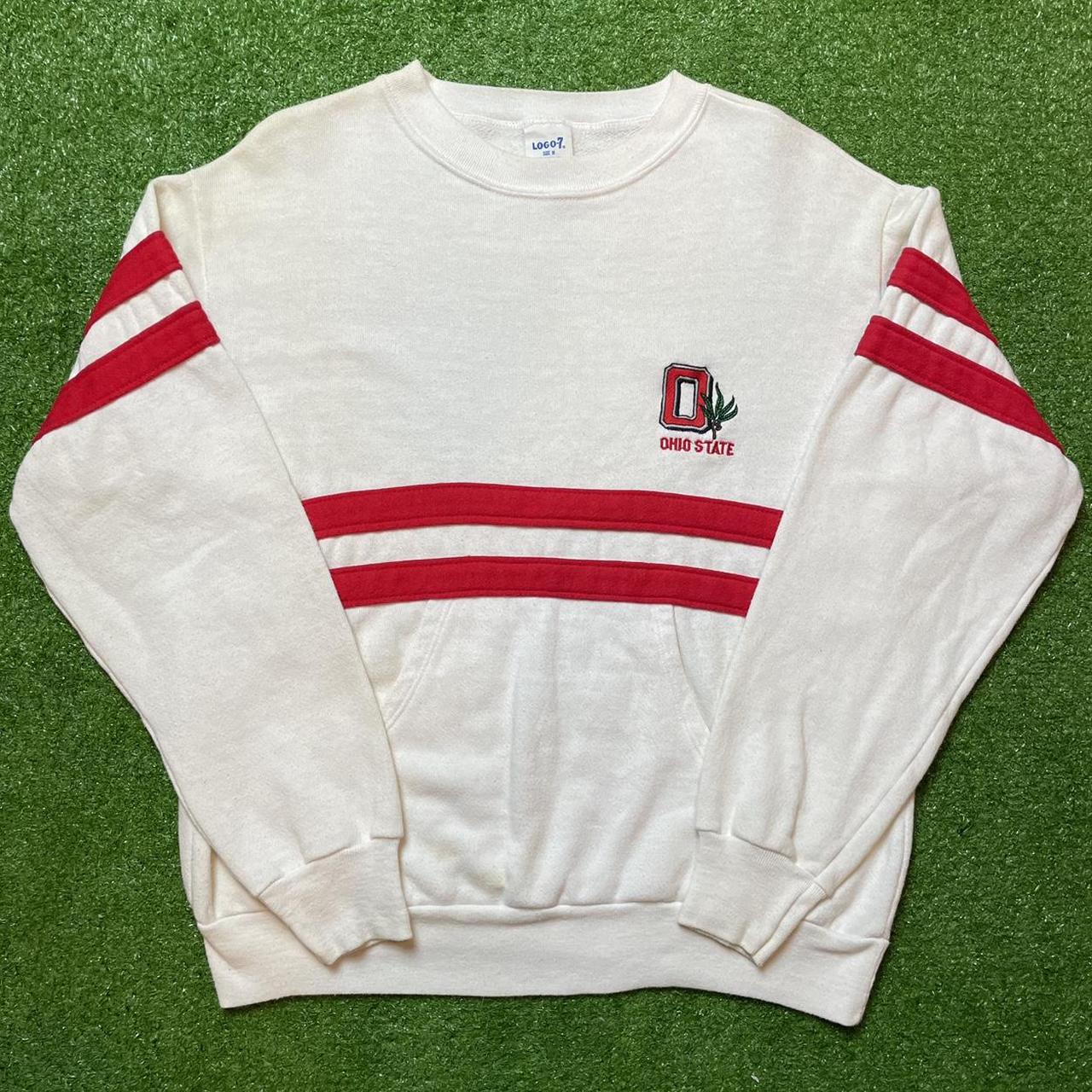 American Vintage Men's Red and White Sweatshirt (2)