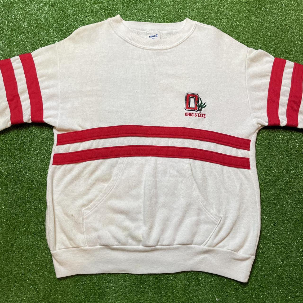 American Vintage Men's Red and White Sweatshirt (3)