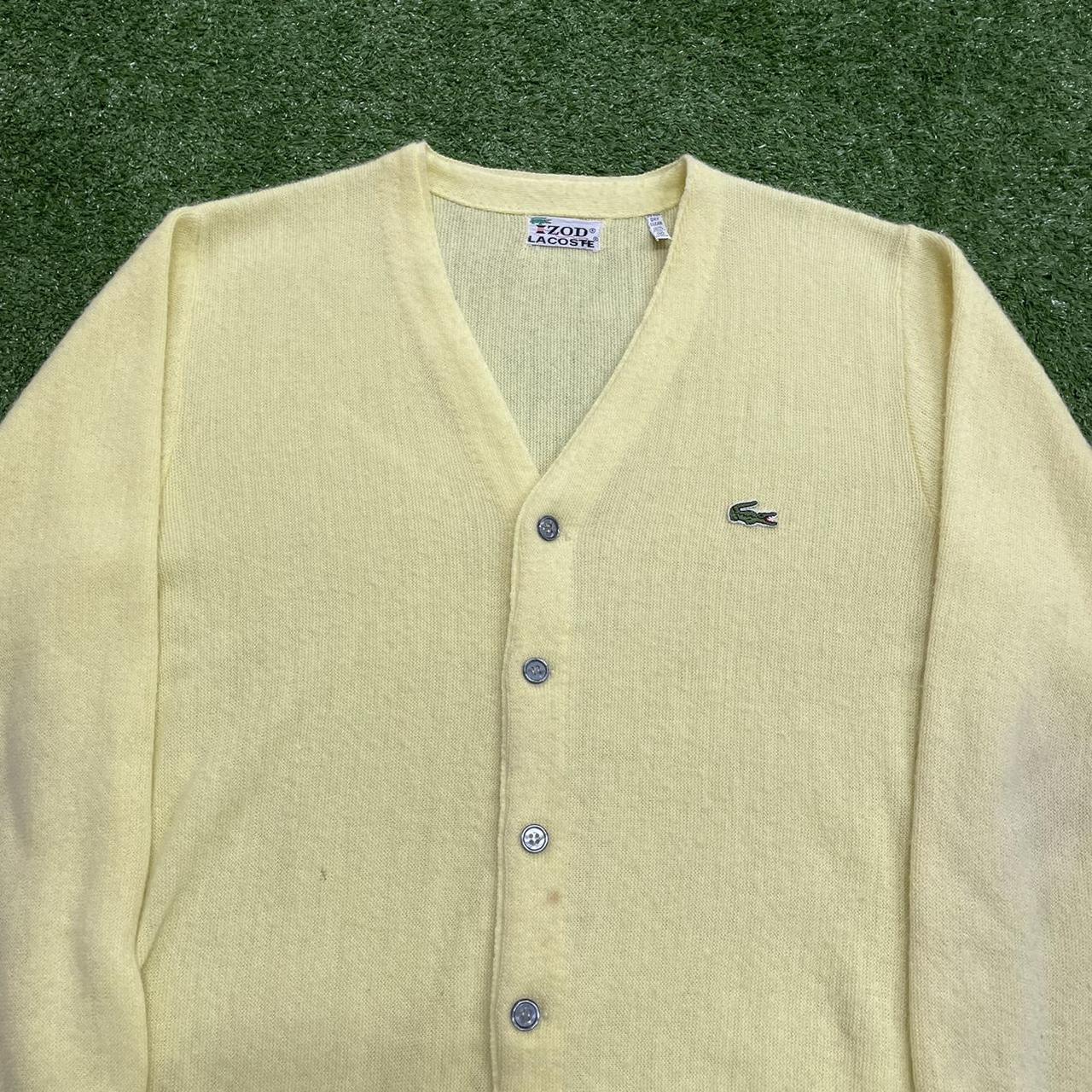 lacoste button up sweater