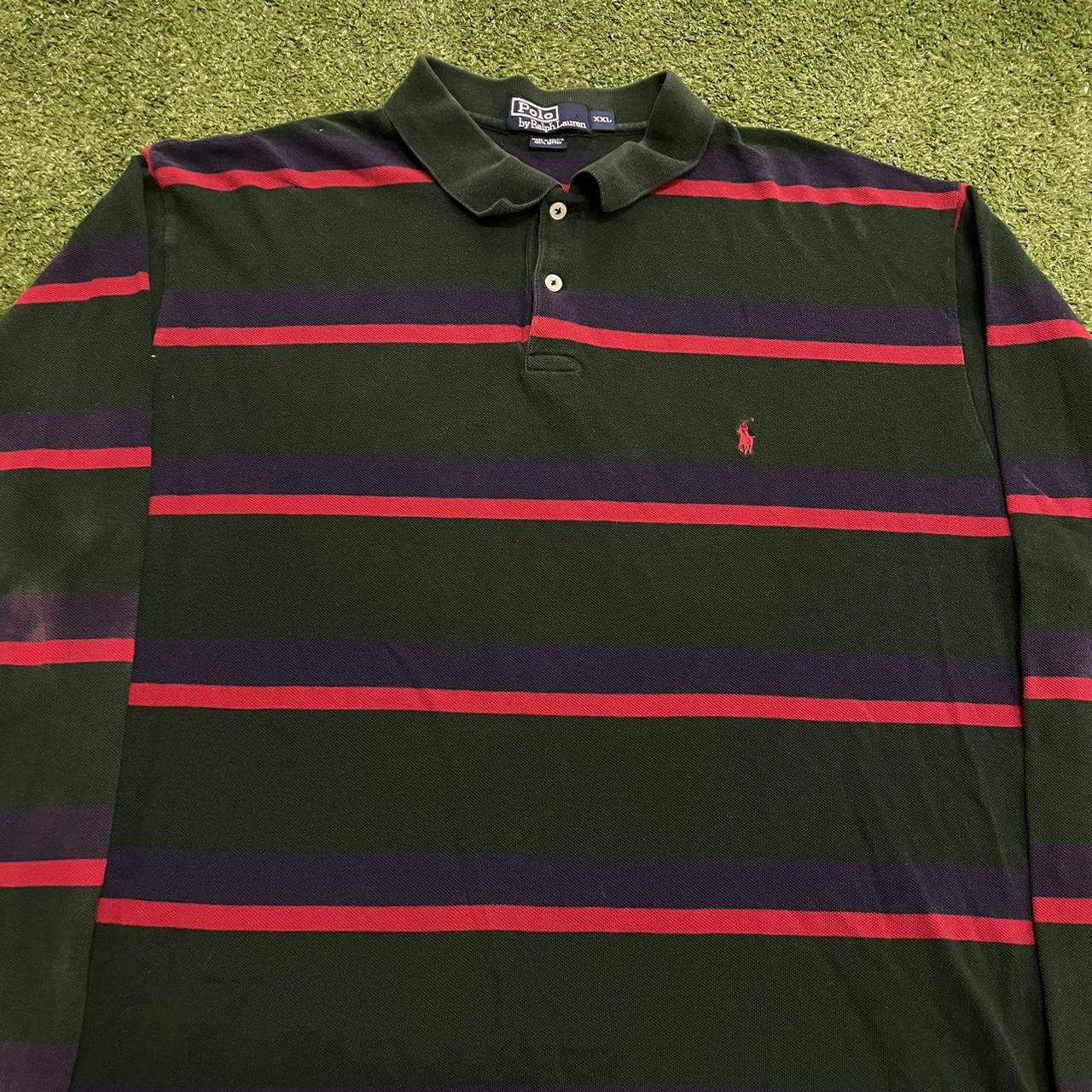 Polo Ralph Lauren Men's Green and Red Polo-shirts | Depop