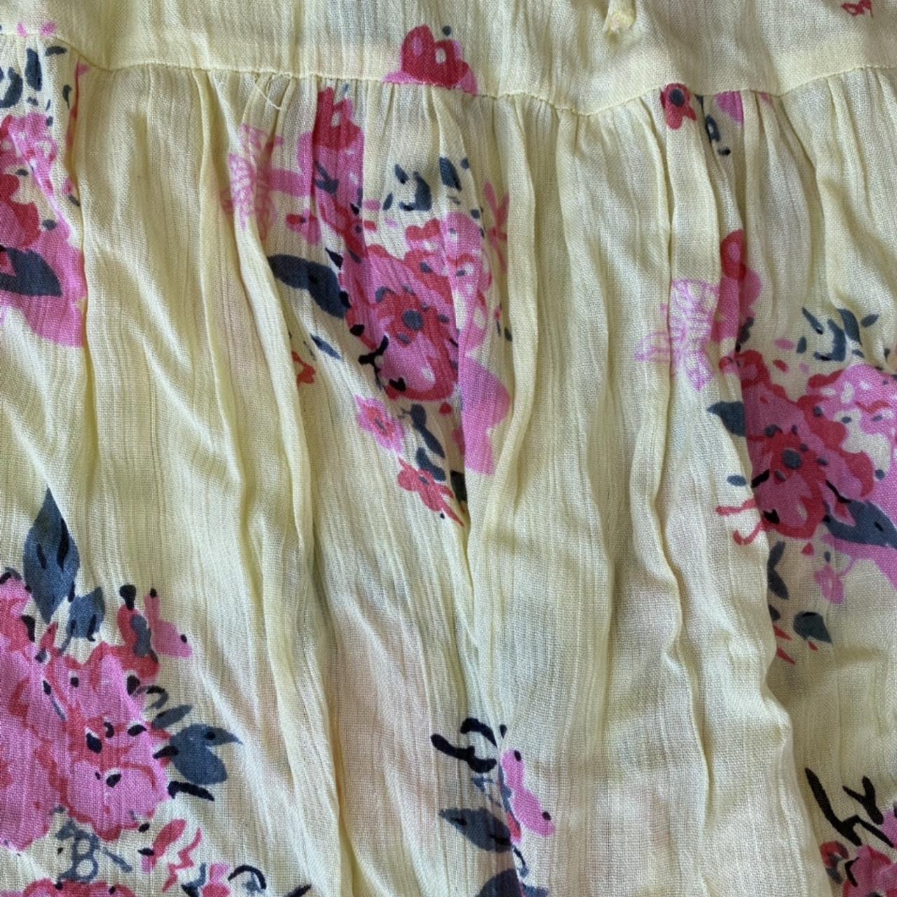 Primark Women's Yellow Dress Depop