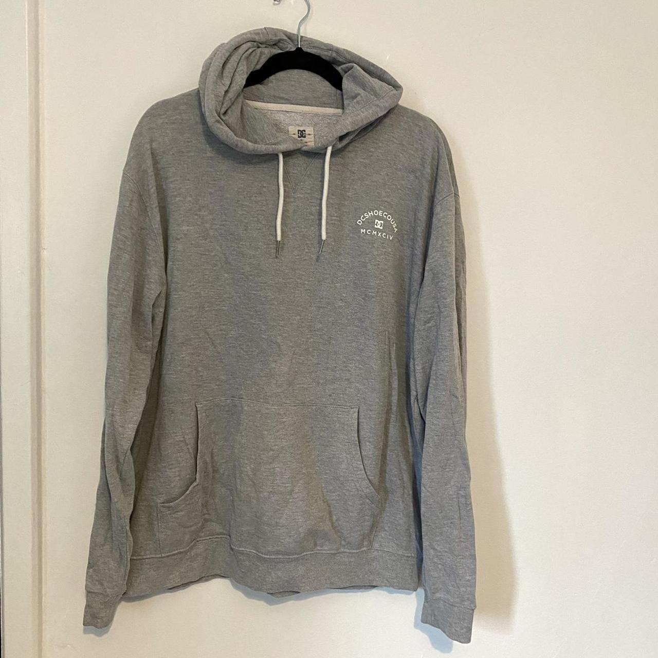 DC Shoes Men's Grey Hoodie | Depop