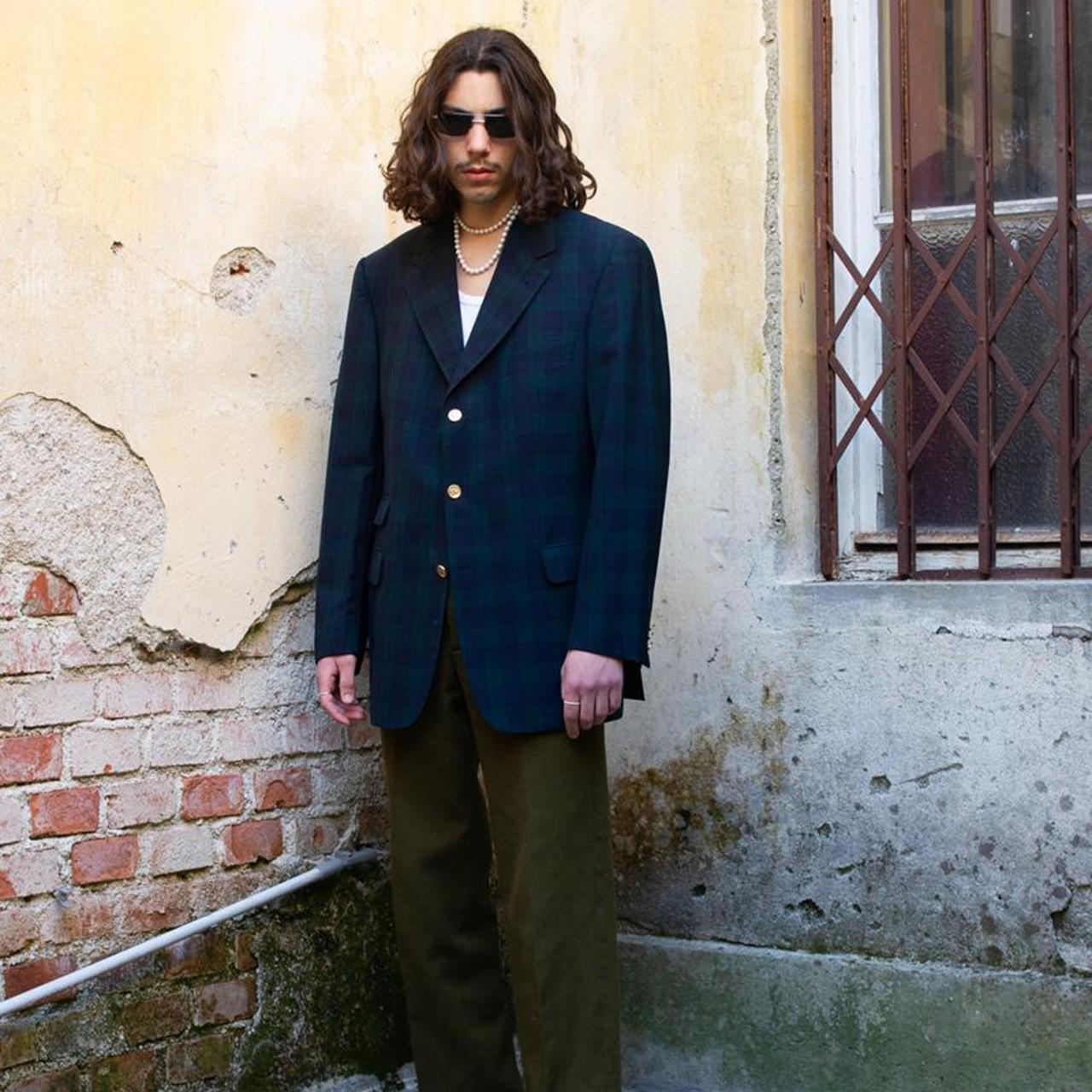 vintage burberry blazer