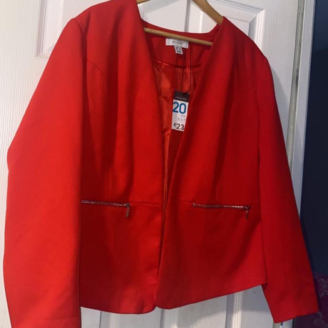 red blazer size 20