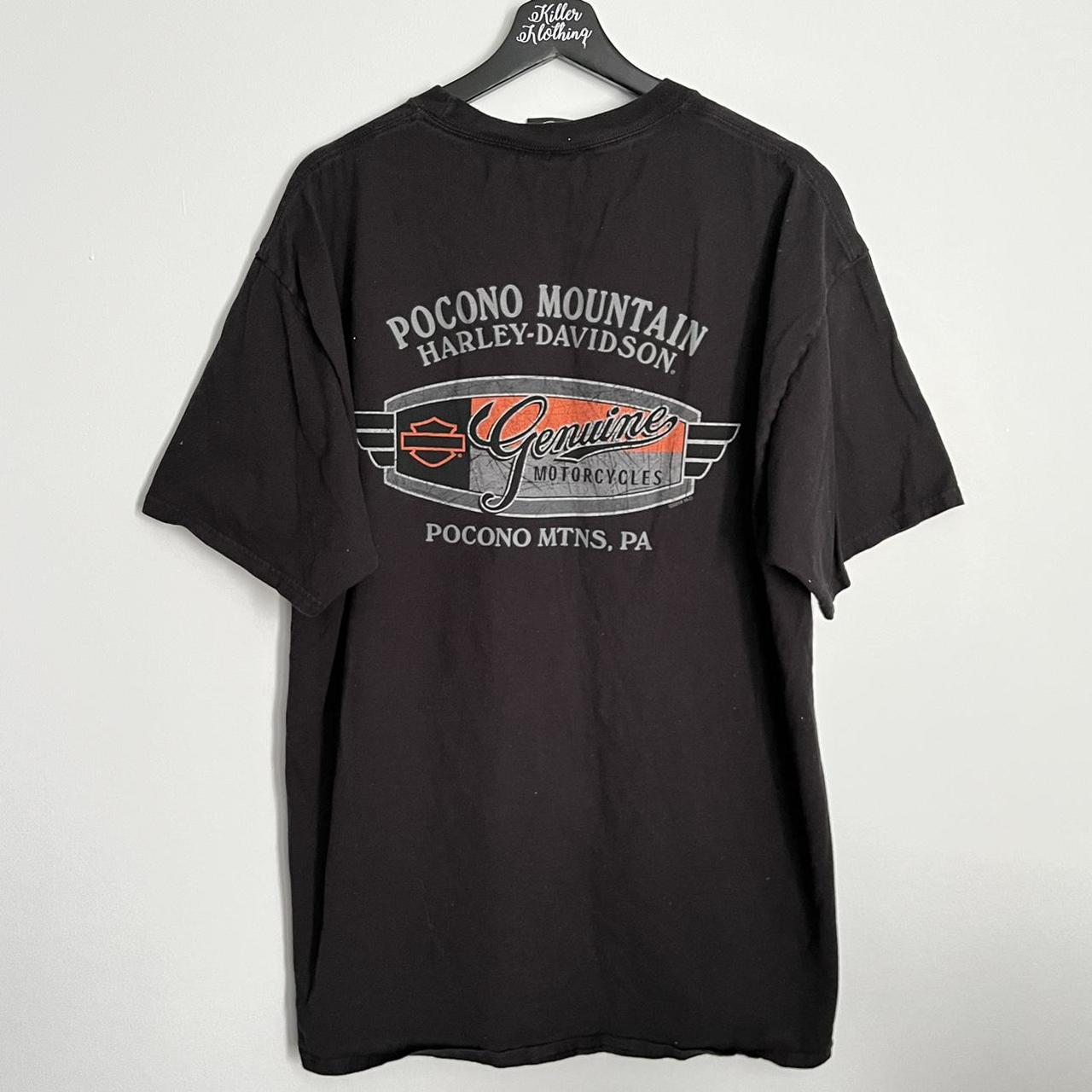 Harley Davidson Women's Black and Orange T-shirt (3)
