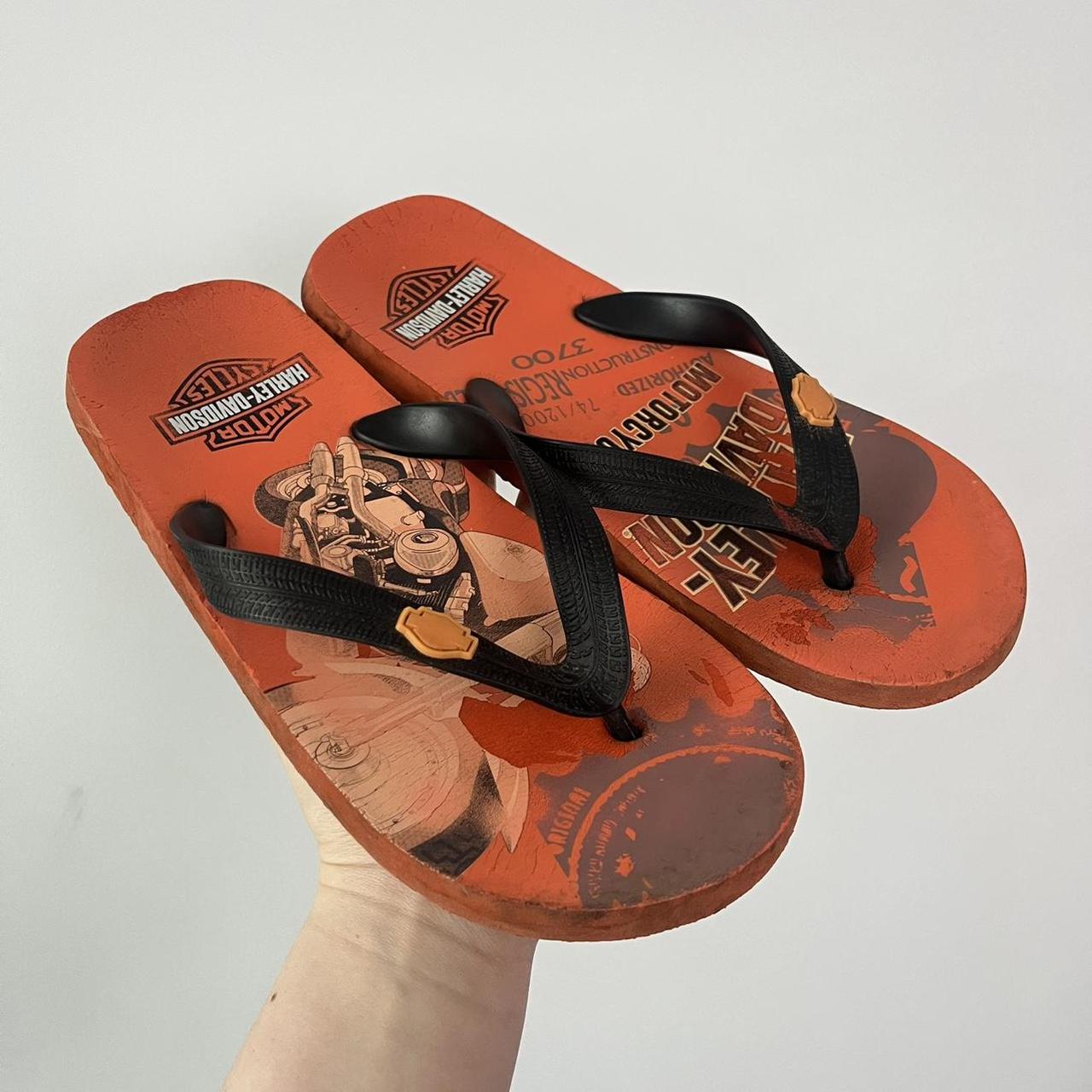Harley Davidson Kids Hansel Flip-Flops Sandals 