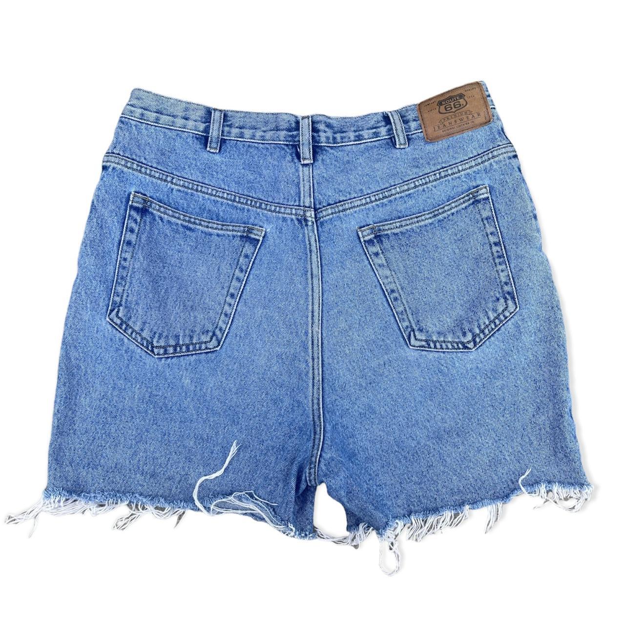 Vintage Jean Shorts Vintage Acid Wash Distressed Depop   P0 